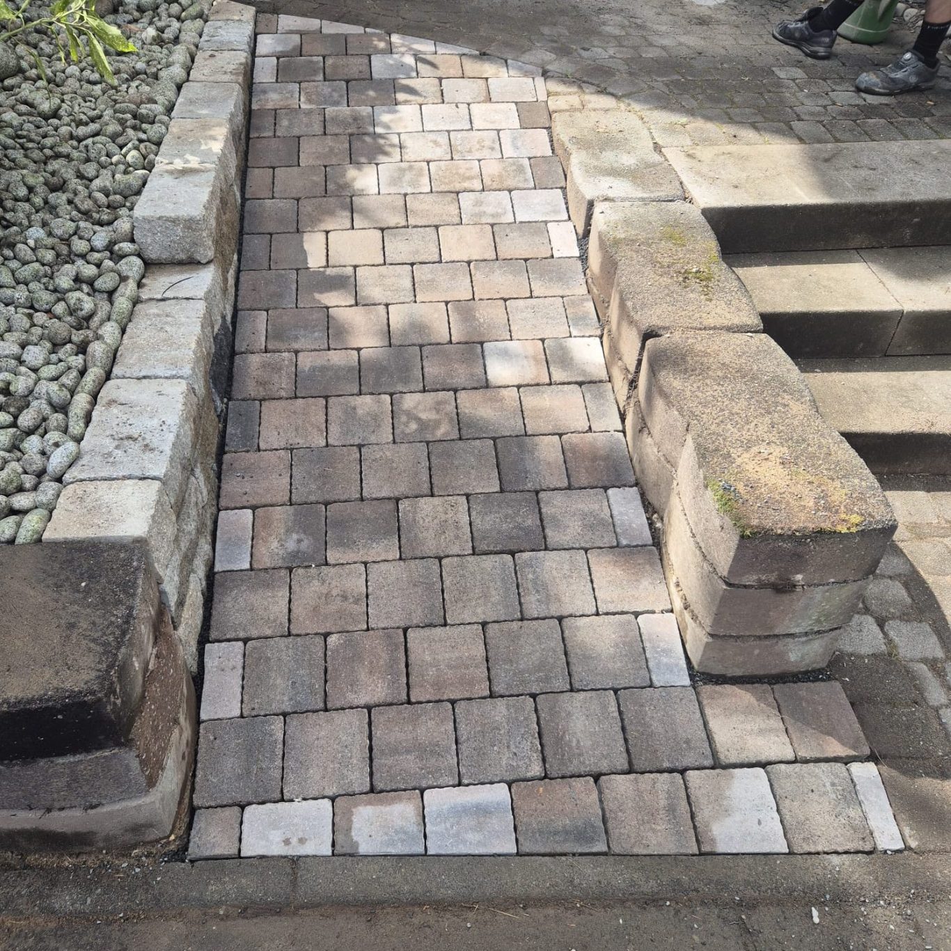 Einfahrt pflastern Pflasterarbeiten Haan Solingen Hofeinfahrt